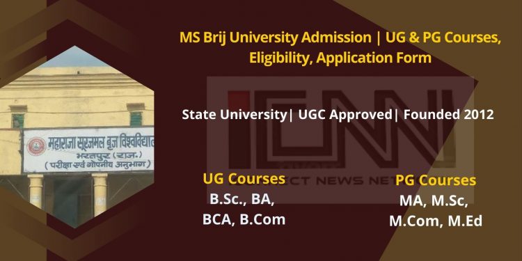 MS Brij University Admission 2022