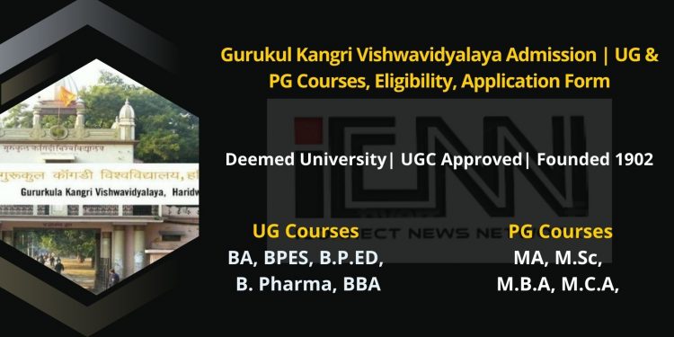 Gurukul Kangri Vishwavidyalaya Admission