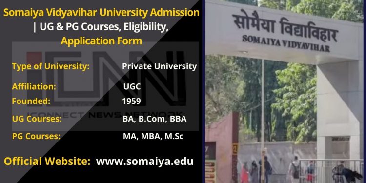 Somaiya Vidyavihar University Admission