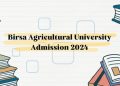 Birsa Agricultural University Admission 2024
